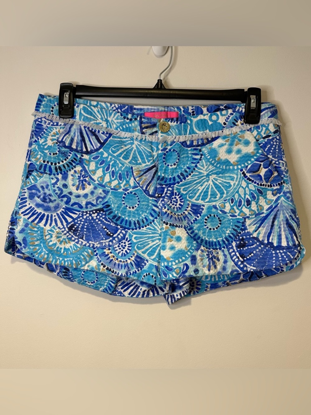 lilly pulitzer half shell adie shorts size 10
